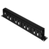 RM 405 1U Cable Organizers 1U 19 Inch Rackmount Cable Management Panel Duct Type