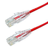 Cab 6AUT ALLRE Cat6 6a Network Cable Cat6A UTP 28AWG 10GB Ultra Thin Patch Ethernet Cables Red