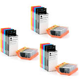 Moustache PGI 225 CLI 226 15 Pack PIXMA MG5220 Canon PGI225 CLI226 Compatible Cartridge Combo 15 Inks Moustache