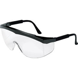 MCR Safety 092 SS110 Disposable Tableware MCR Safety Crews Stratos SS110 Clear Safety Glasses Scratch Resistant