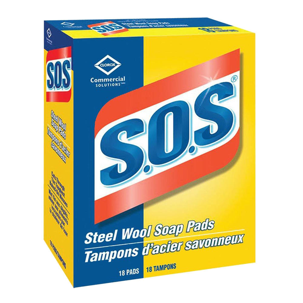 S.O.S® Steel Wool Soap Pads, 18 Count 169763