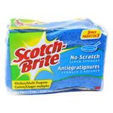 995 MP 3 12 CA Maintenance and Janitorial products Scotch Brite No Scratch Scrub Sponge 3 Count