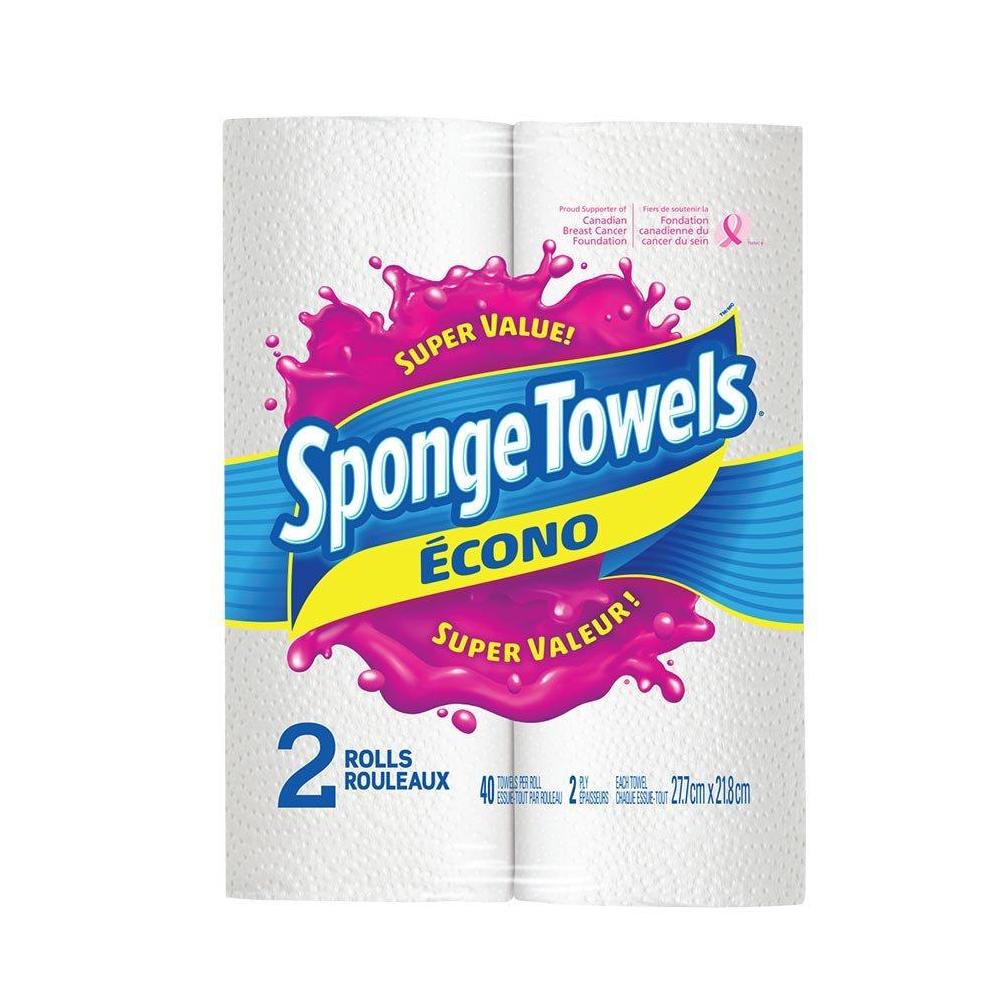 Sponge Towel® Econo Paper Towels, 2/Pack 362277