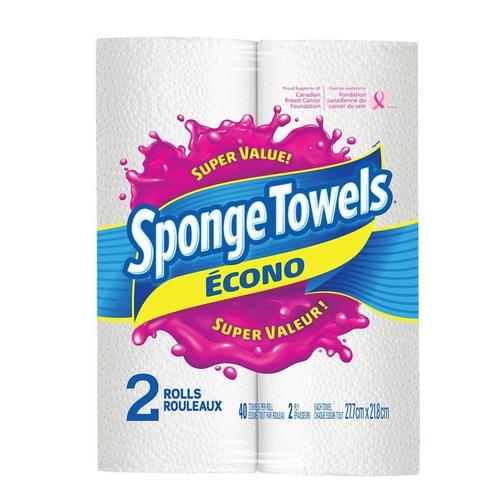 Sponge Towel® Econo Paper Towels, 2/Pack 362277