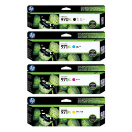 HP 970XL 971XL Combo OEM OfficeJet Pro X451dn HP 970XL 971XL Original Ink Cartridge Combo High Yield BK C M Y
