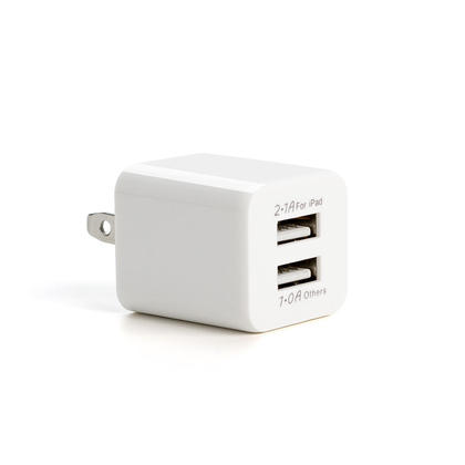 2.1A Dual USB Power Adapter for iPhone / iPad / Smartphones & Tablets