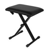 PrimeCables GZA 00514 Electronic Accessories Adjustable Padded Piano Keyboard Bench Seat W Rubber Feet Stool X style Folding 