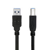 PrimeCables AT U3 AMBM 6BK USB 3 0 USB 3 0 A Male to B Male Cable Black 6ft PrimeCables
