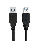 PrimeCables AT U3 AMAF 10BK USB 3 0 High Quality 3 0 A Male to A Female Extension Cable Black 10ft PrimeCables