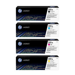 HP HP 201A OEM Combo Color LaserJet Pro M252dw HP 201A Original Toner Cartridge Combo BK C M Y