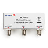 Cab ANT0201 TV Antennas Outdoor Indoor High Performance Digiwave ANT 0201 2 in 1 out Diplexer for OffAir Antenna 0 862 MHz