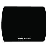 Fellowes 110 5908101 Wrist Rests Mouse Pads Fellowes Microban Ultra Thin Black Mouse Pad