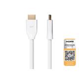 Monoprice Canada Cab 16117 HDMI 2 0 Cables 4K Licensed Certified Premium High Speed HDMI Cable HDR 3ft White