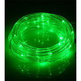 02898 Home Electronics Globaltone 10m 100 LEDs Rope Green Lights 4 8W 12VDC IP67 Water Resistant