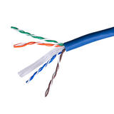 PrimeCables Cab Cat6 250 CMR Blue Cat6 6a Network Ethernet Cable 250FT 23AWG 4P Bare Copper Cat6 550MHz UTP Solid Bulk Cable 