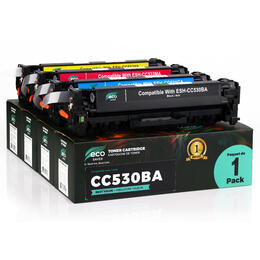 CC530 CC531 CC532 CC533 Combo WhiteBox Color LaserJet CM2320FXI HP 304A New Compatible Toner Cartridge Combo Set Economical W