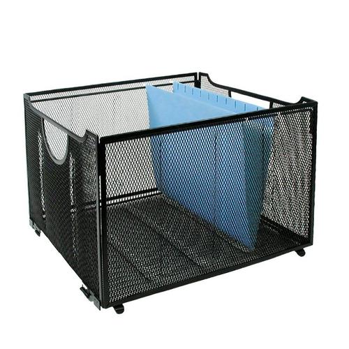 Winnable® Mesh Collapsible File Box, 91/2" W x 13" D x 15" H, Black