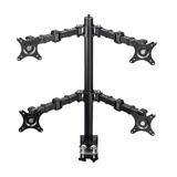 Monoprice Canada Cab 16248 Monitor Desk Mounts Essential Quad Monitor Articulating Arm Desk Mount MonoPrice