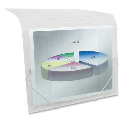 Winnable® Poly Expanding Letter Folder, 1-1/2" Expansion, 200 Sheets Capacity (691279)