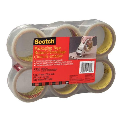 3M® Scotch® light and medium duty Packaging Tape, 6/Pack