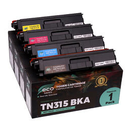 EcoBox TN315 Combo Set EcoBox HL 4150CDN Brother TN315 Compatible Toner Cartridge Combo High Yield BK C M Y Economical Box