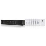 Monoprice Canada Cab 10761 Analog Digital Converters 6 Zone Home Audio Multizone Controller and Amplifier Kit NO LOGO