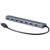 Monoprice Canada Cab 21672 USB 3 0 Adapters 7 Port USB 3 0 Premium Aluminum Hub with AC Adapter Monoprice