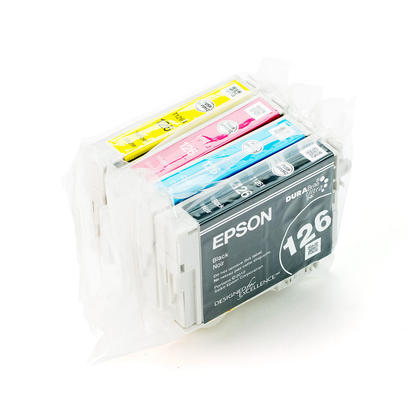 Epson T126 Original Ink Cartridge Combo BK/C/M/Y - No Box
