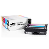 Moustache TN433 BK C M Y Combo HL L8260CDW Brother TN433 Compatible Toner Cartridge Combo High Yield BK C M Y Moustache