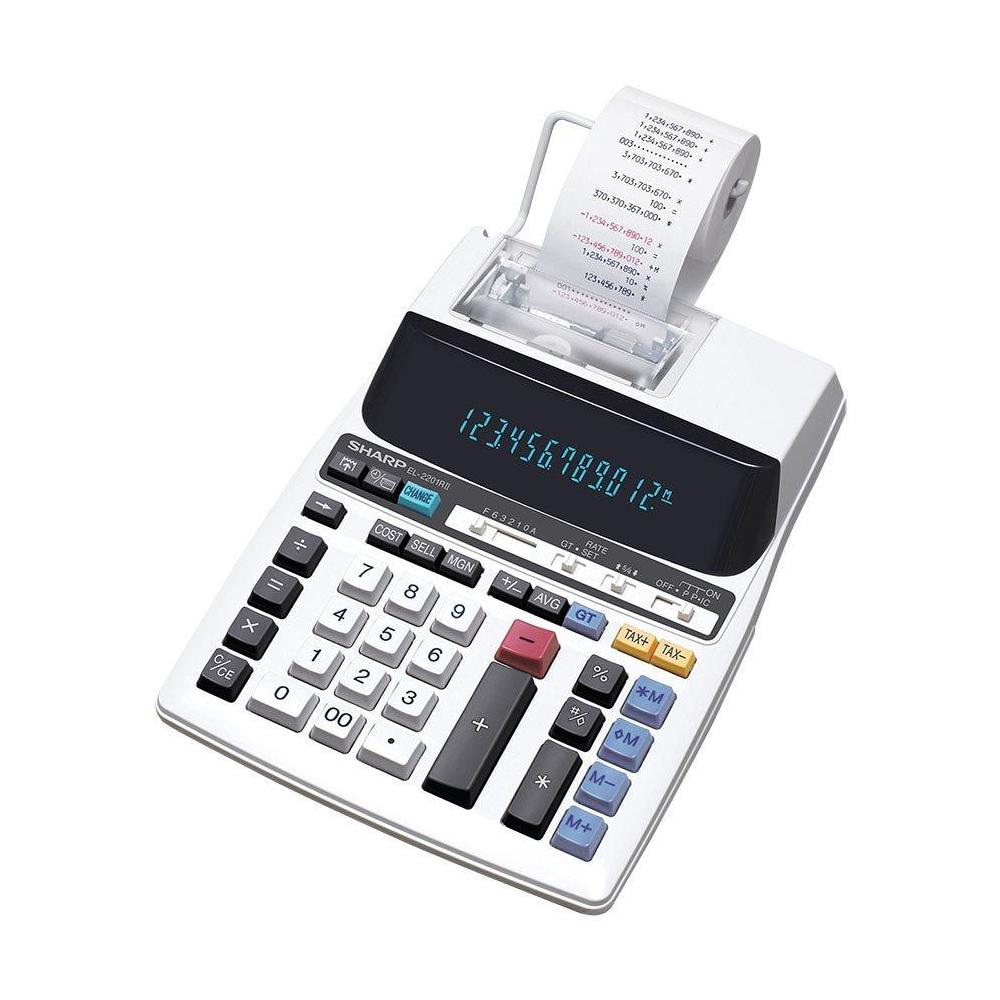 Sharp® EL2201RII 12Digit Printing Calculator
