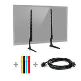 PrimeCables Cab ZLM06 46T ALL3 TV Wall Mounts 3 in 1 Universal Table Top Stand Base Mount fits 37 to 60 up to 35KG 77lbs for 