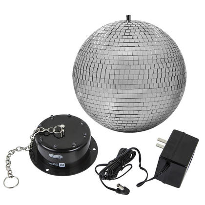 Boule et moteur à miroir de 10 pouces avec lumières LED - Monoprice®