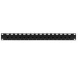 No Brand PP 16C5 PT Patch Panels 16 Port CAT5e Patch Panel 19 Rackmount 1U Pass Through