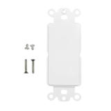 No Brand WP D WH Decora Wall Plates and Straps Decora Strap Blank White
