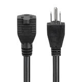PrimeCables Cab PE05296 1FT Power Cables Cords 16AWG Power Extension Cord Cable SJT 16 3C 13A 125V PrimeCables 1ft