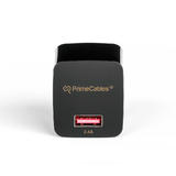 PrimeCables Cab W05240DU Lightning Apple Charger Cables Universal Single Port USB Wall Charger 12W 5V 2 4A Foldable Plug Blac