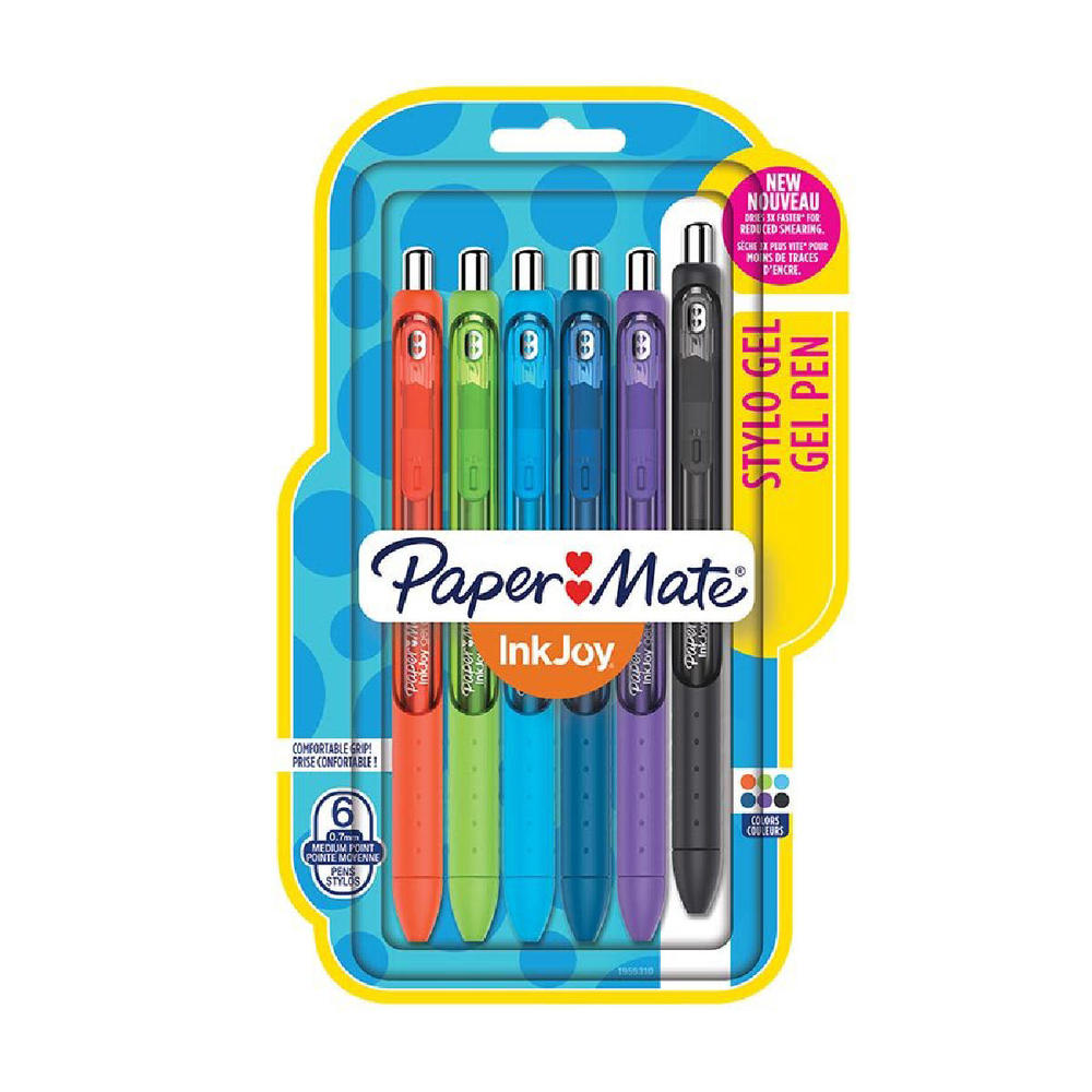 Paper Mate® InkJoy® Retractable Gel Pens 0.7mm Medium Point Assorted Color