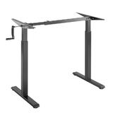 PrimeCables Cab N02 22D Standing Desk Desk Converter Manual Standing Desk Frame Adjustable Desk Riser Table Top Not Included 
