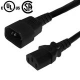 Cab PW 100C All Power Cables Cords IEC C13 to IEC C14 Power Cable 14AWG SJT