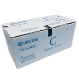 Kyocera Mita Kyocera TK 5242C OEM P5026cdn Kyocera TK 5242C 1T02R7CUS0 Original Cyan Toner Cartridge