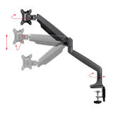 Monoprice Canada Cab 15526 Monitor Desk Mounts Adjustable Gas Spring Desk Mount for 15 34 Monitors Monoprice