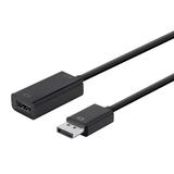 Monoprice Canada Cab 12781 Display Port Adapters DisplayPort 1 2a to 4K HDMI Active Adapter Black Monoprice
