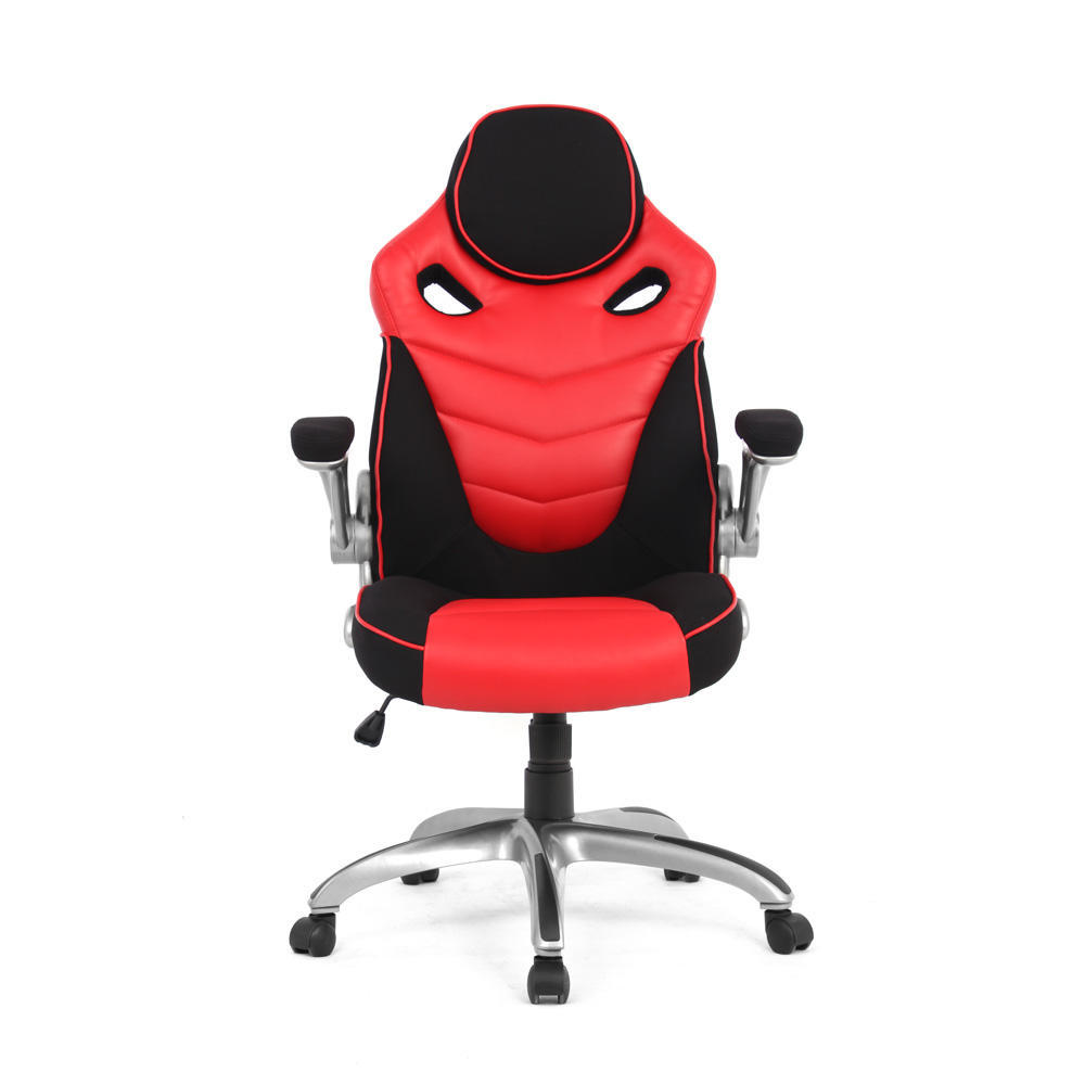Racing Car Gaming Chair, Computer Desk Chair, Red and Black Moustache®