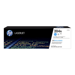 HP 204A CF511A OEM Color LaserJet Pro M154a HP 204A CF511A Original Cyan Toner Cartridge 900 Pages