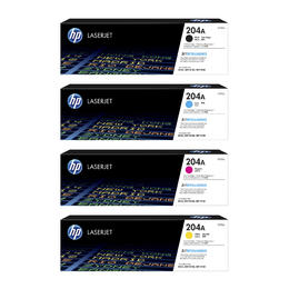 HP 204A OEM Combo Color LaserJet Pro M154a HP 204A Original Toner Cartridge Combo BK C M Y