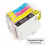EcoBox T200XL Combo EcoBox WorkForce WF 2520 Epson T200XL Compatible Remanufactured Ink Cartridge Combo High Yield BK C M Y E
