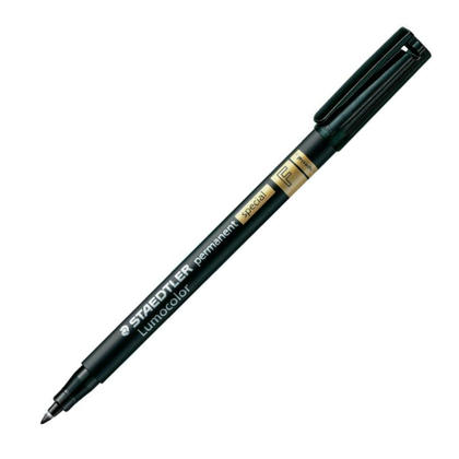 Staedtler® Lumocolor® Permanent Special 319 Marker Pen, Black, 10/Pack