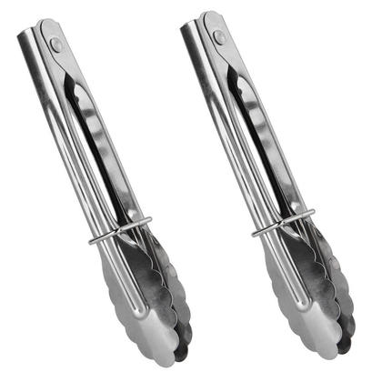 Mini Tongs Stainless Steel 14cm 2Pcs/Pack - LIVINGbasics®