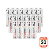 LivingBasics CAB ALK AAA 20B Battery Charger AAA 20pcs box alkaline battery paper box packing LivingBasics