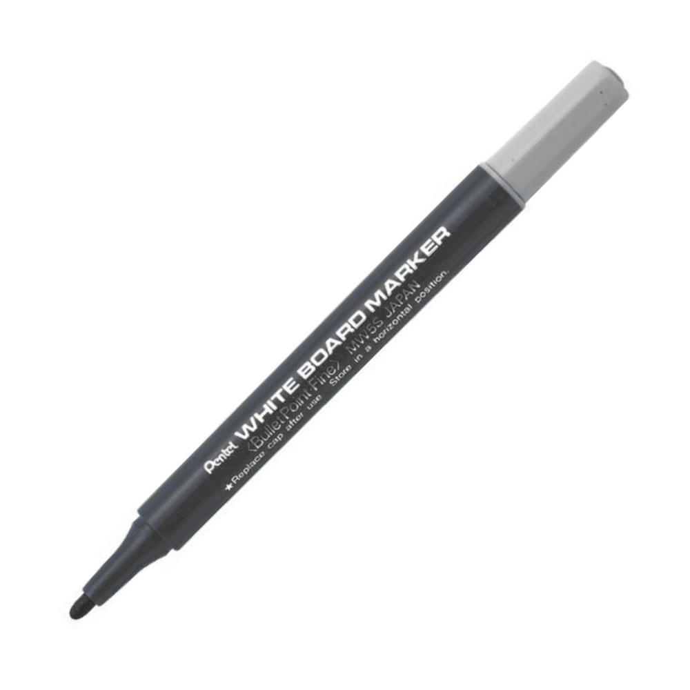 Pentel® Dry Erase Marker Pens, Bullet Fine Point, 12/Box
